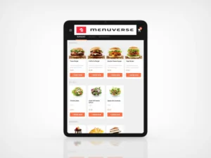 منوی دیجیتال فست فود